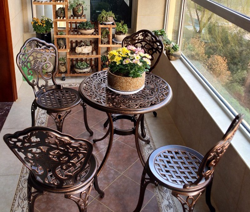 Bàn ghế nhôm đúc SK-B11