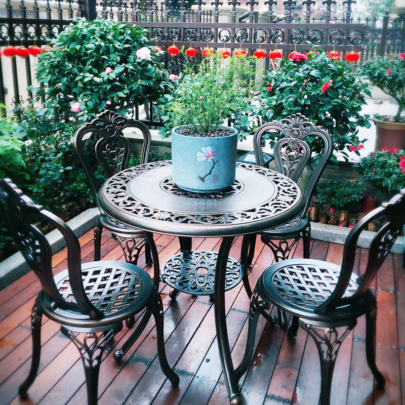 Bàn ghế nhôm đúc SK-B11