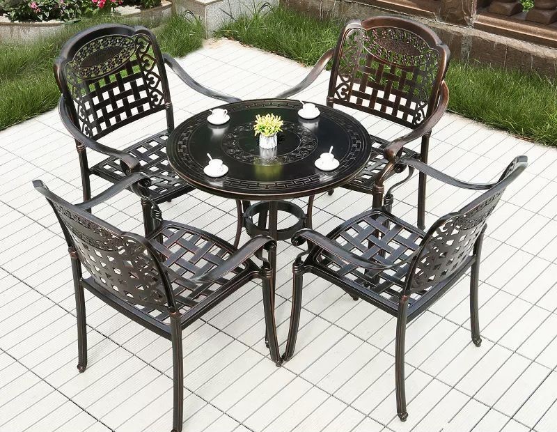 Bàn ghế nhôm đúc SK-B04